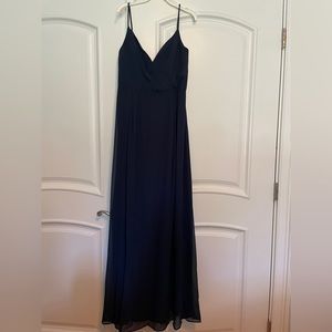 Bill Levkoff Navy Blue Gown, Size 12